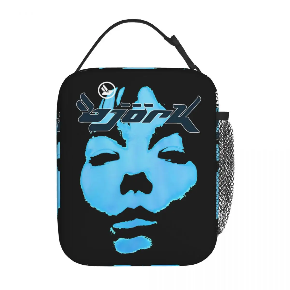 Lunch Boxes Blue Bjork Homogenic Vintage Face Logo Accessories Storage Food Box Harajuku Cooler Thermal Lunch Box For School