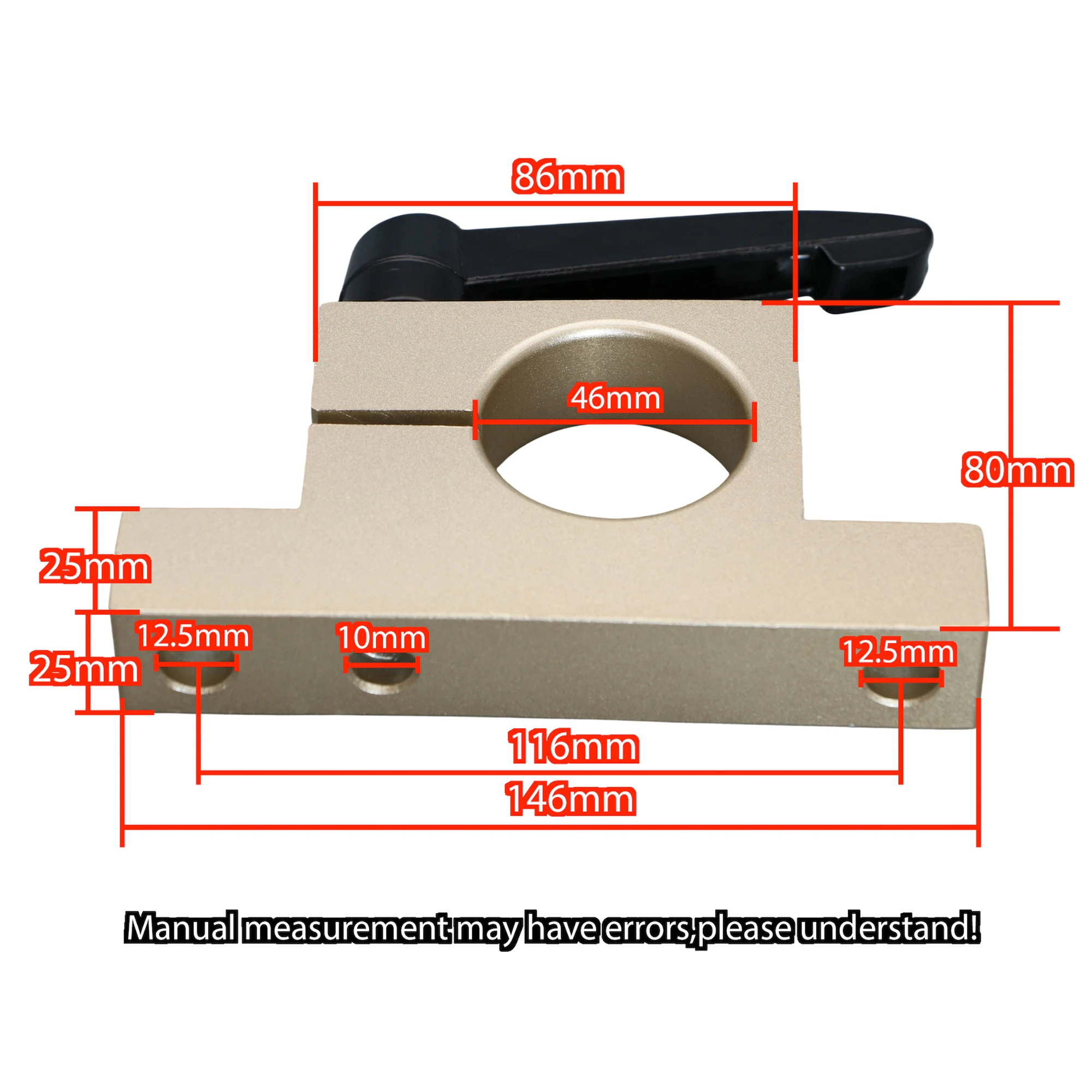 NBT30 Tool Holder Locking Fixture Aluminum Alloy 46mm NBT30 Lock Tool Holder Tighten Device for CNC Router Milling Machine
