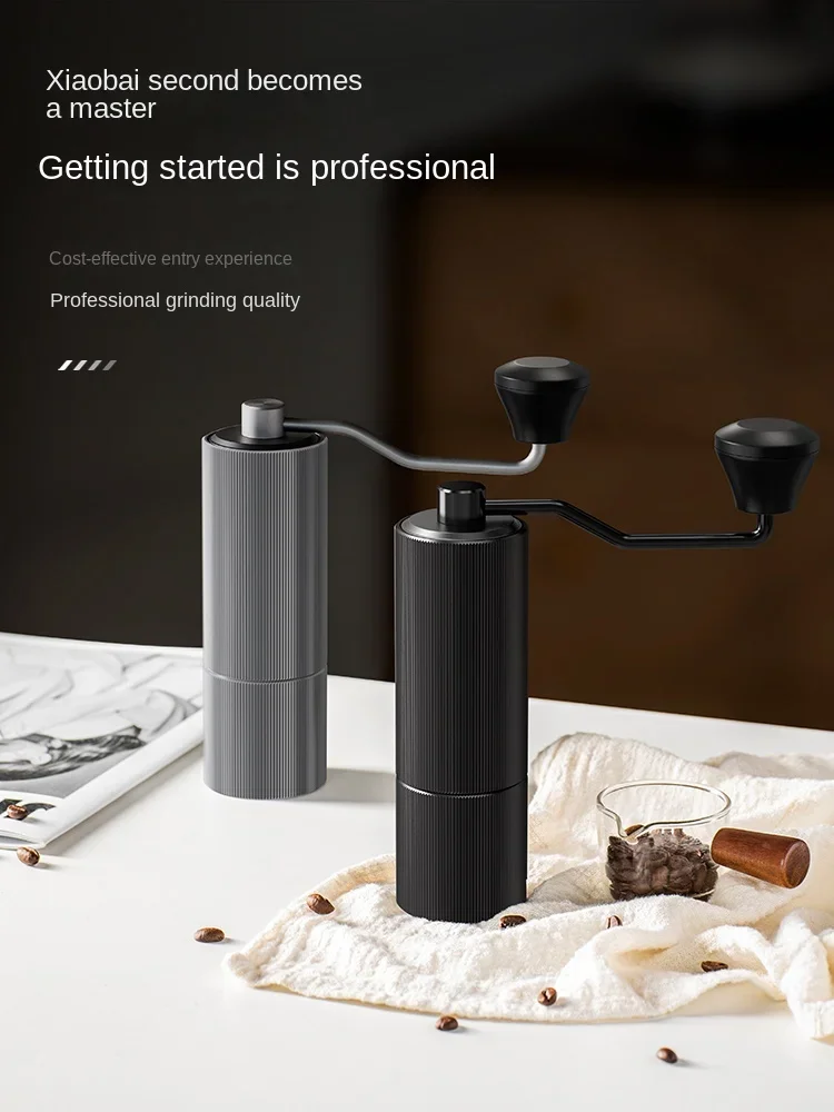 

CLITON Manual Coffee Grinder 38mm Stainless Steel Coffee Grinder Step Adjustment High Quality Portable Hand Grinder