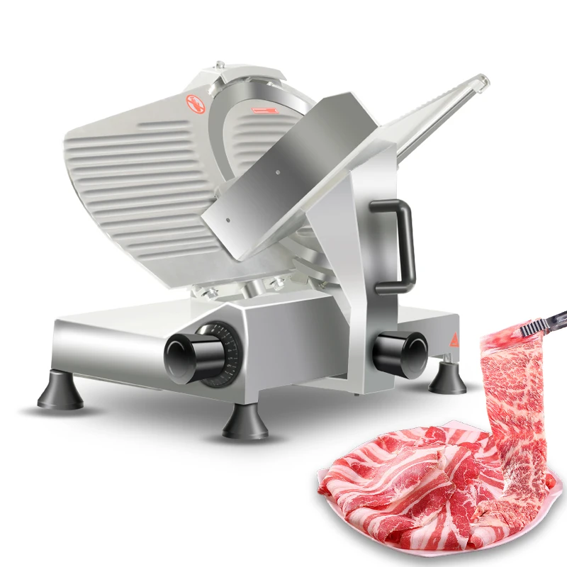 

Commercial Electric Beef Mutton Slicer Automatic Rolling Cutting Meat Machine Restaurant and Farm Use New Condition
