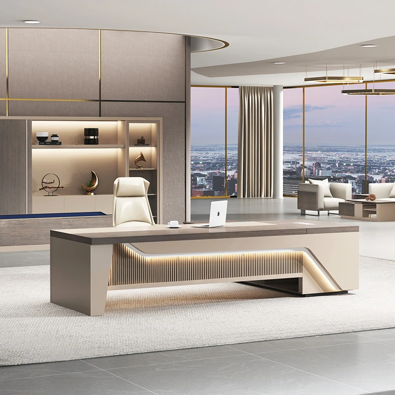Desk Tablet Stand Executive Office Furniture Adjustable Table White Desk With Drawers Workstation Desk Modern lounges