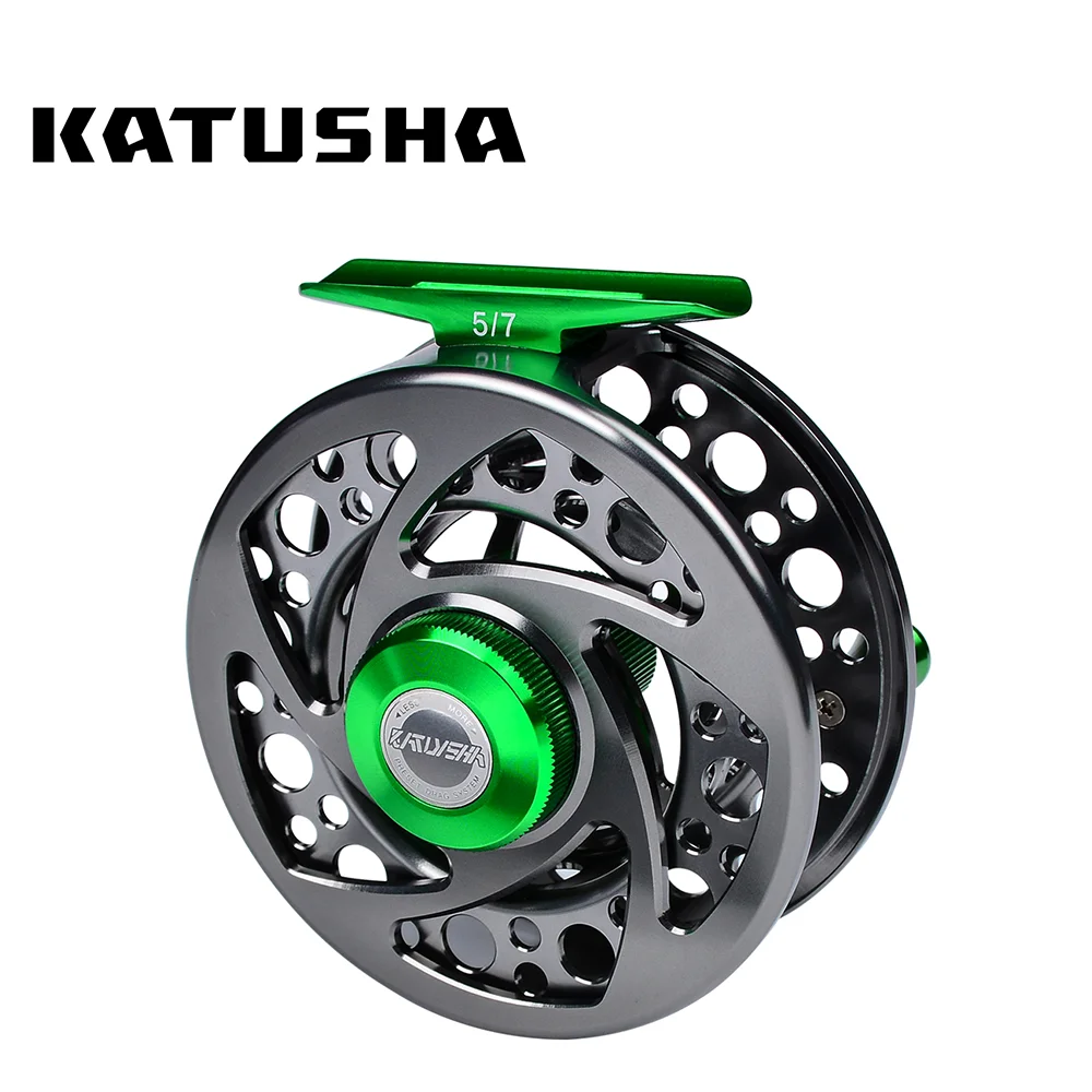 カティーシュ-フライフィッシングリール-5-7-7-9-9-10-wt-フライリール-アルミ製-cnc機械加工-大型アーバー-ダイカスト製-釣り具