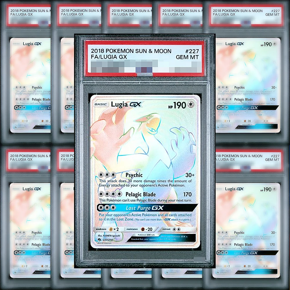 

Коллекционная карточка DIY Proxy PTCG 2018 Pocket Sun & Moon Lost Thunder Lugia # 227/214 10 Подарочные открытки ручной работы на английском языке