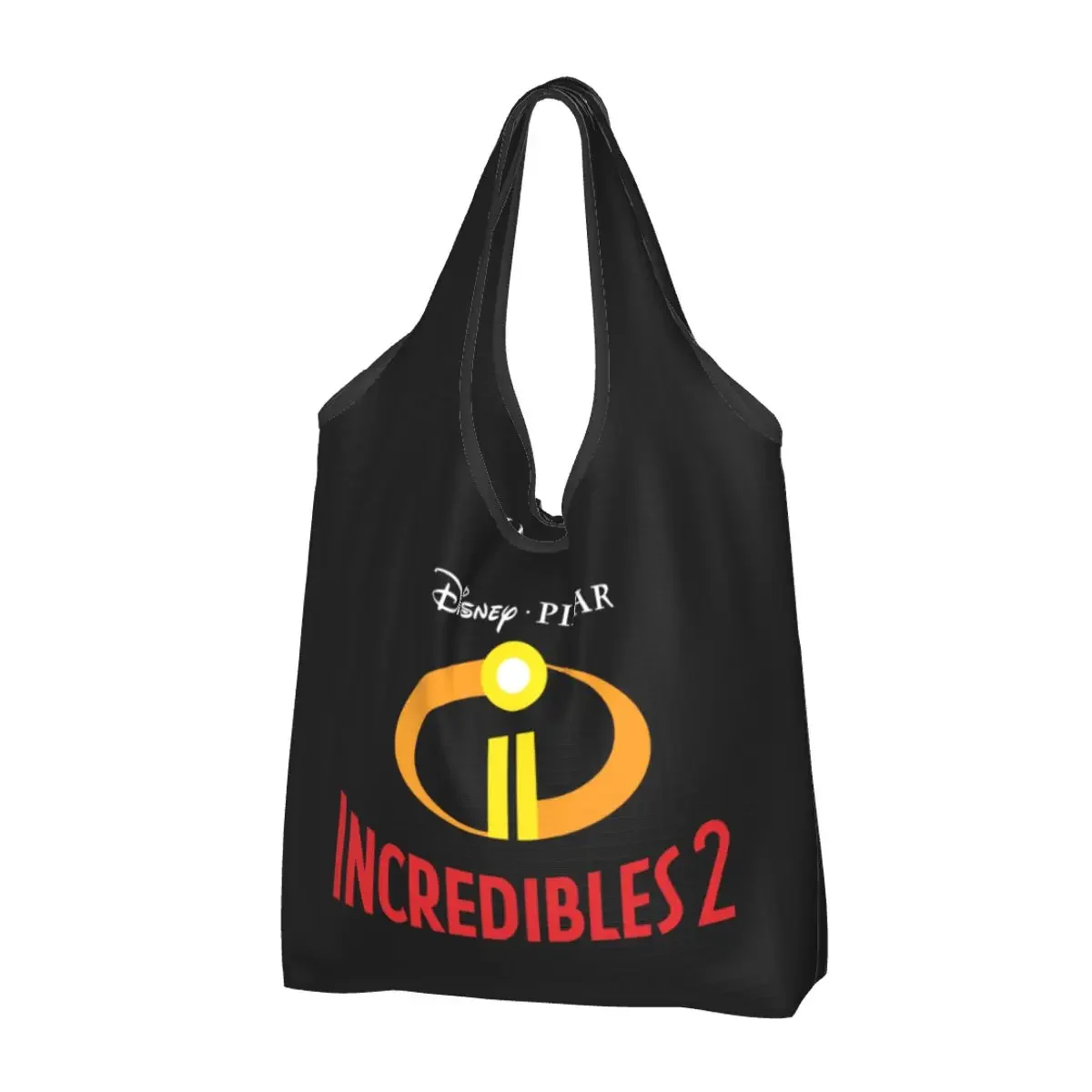 Custom Fashion Animation Shopping Tote Bags Portable Superhero Adventure Comedy Grocery Shopper Shoulder Bag