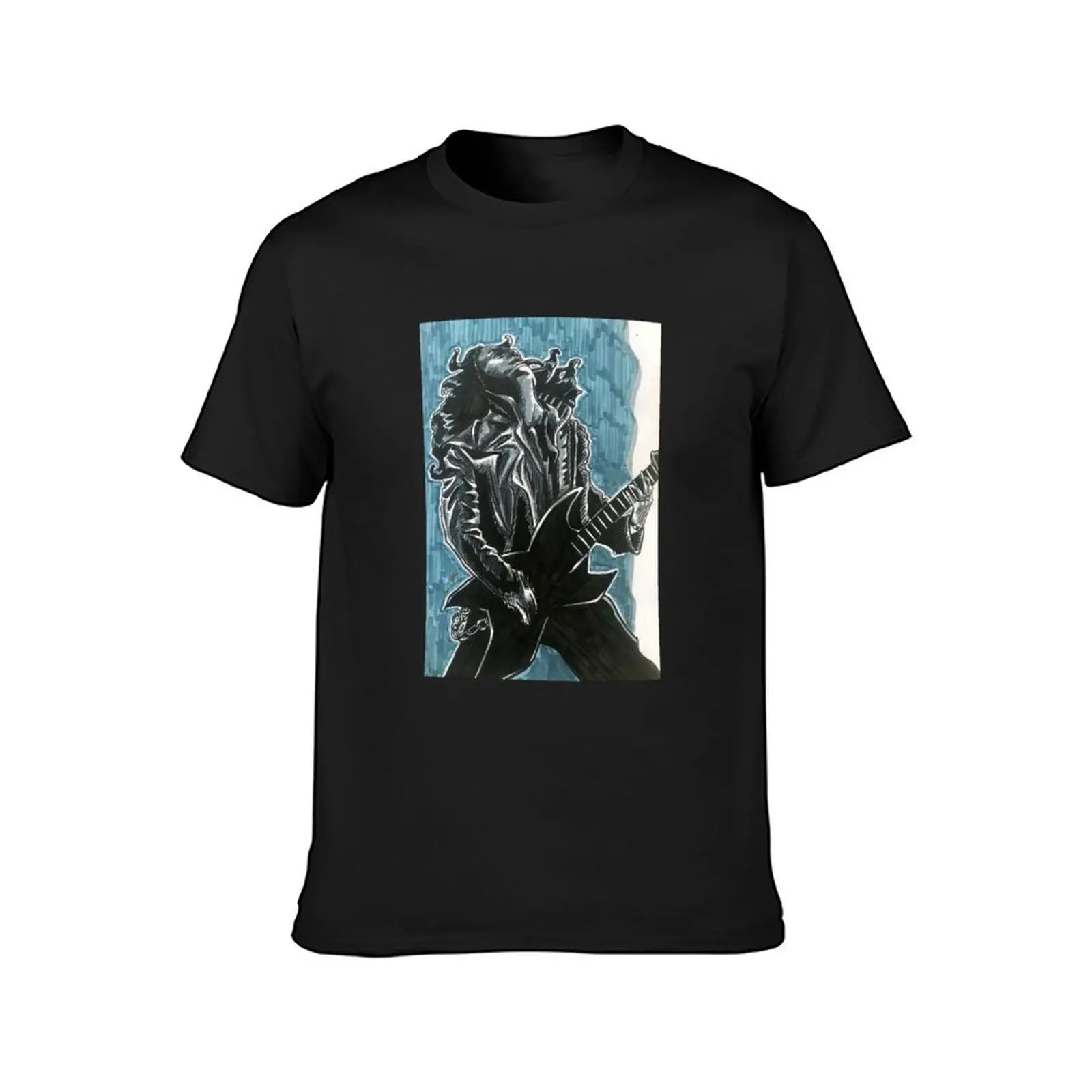 eddie munson fanart T-Shirt oversized aesthetic clothes graphics mens big and tall t shirts