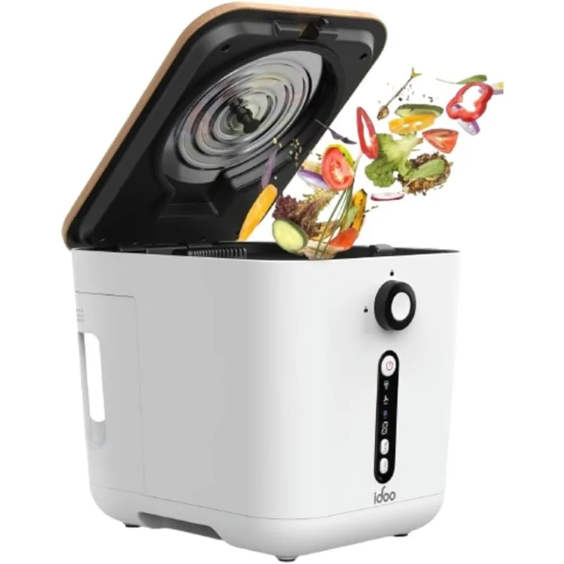 

Upgraded Electric Composter for Kitchen, iDOO 3L Smart Indoor Odorless, Auto Food Cycle Compost Machine