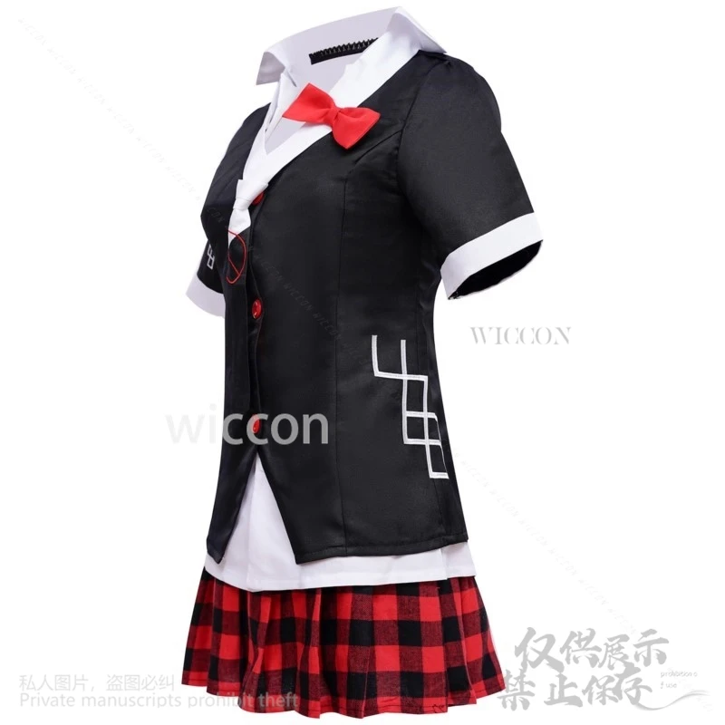 Enoshima Junko Cosplay Hot Anime Game New Dangaronpaaa Costume Uniform Jk Dress Lolita Girls Wigs Jirai Kei Sexy Cute Customized