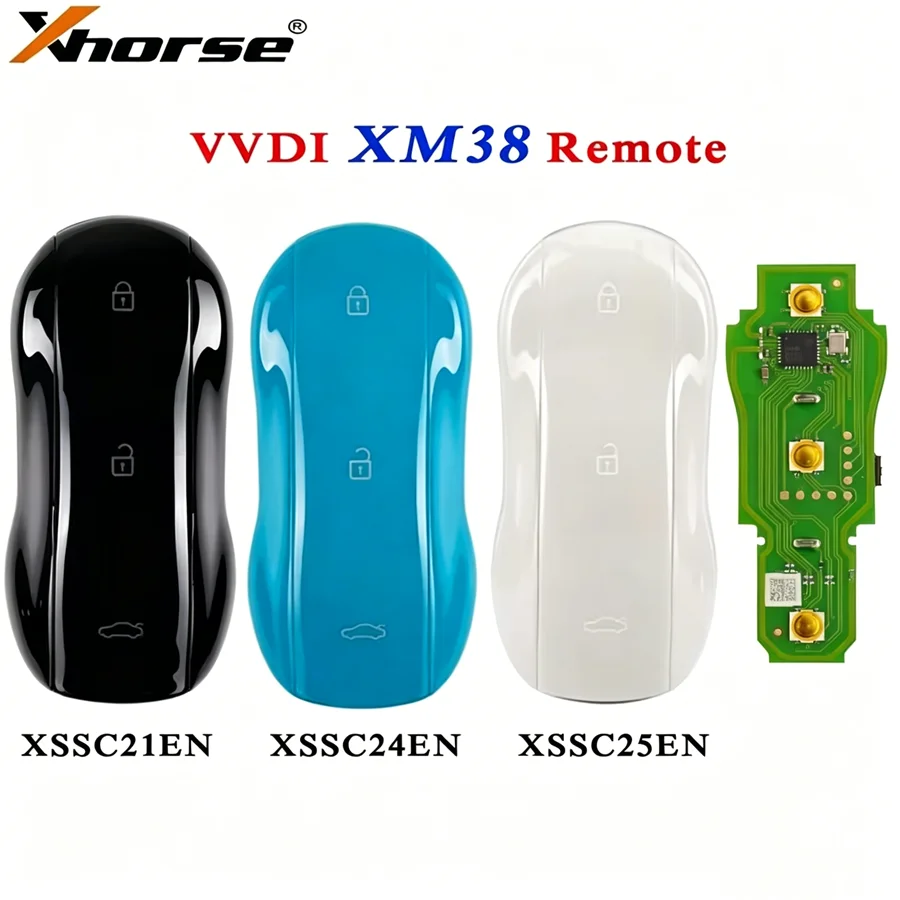 

Xhorse XM38 TOY.T Universal Smart Key Supercar Style Black/ Blue / Grey XSSC21EN XSSC01EN XSSC24EN XSSC04EN XSSC25EN XSSC05EN