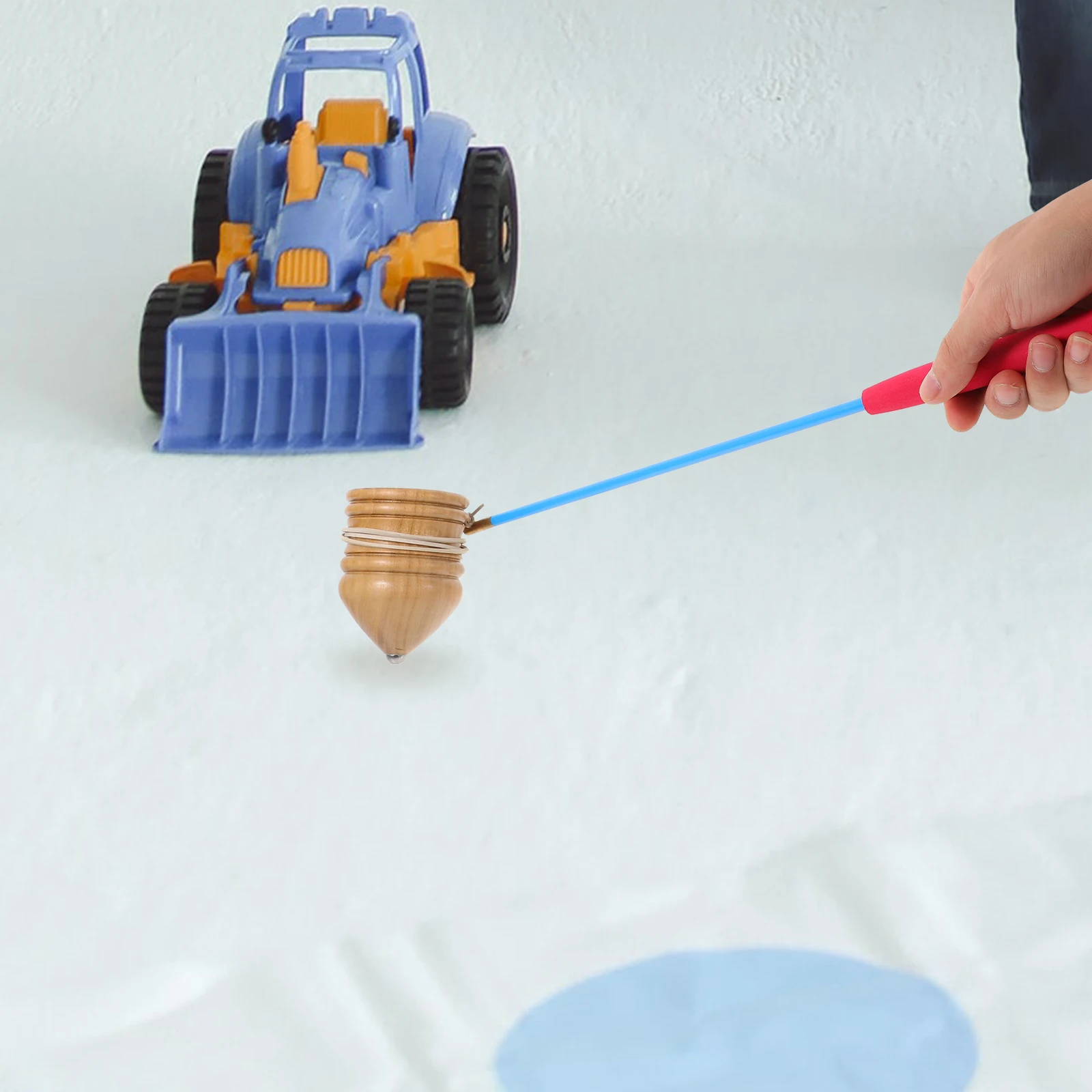 Parte superior de madeira 7cm, madeira de olmo marrom, faça você mesmo, giroscópio peg-top, habilidade infantil vintage, desenvolvimento de motor fino, presente educacional para crianças