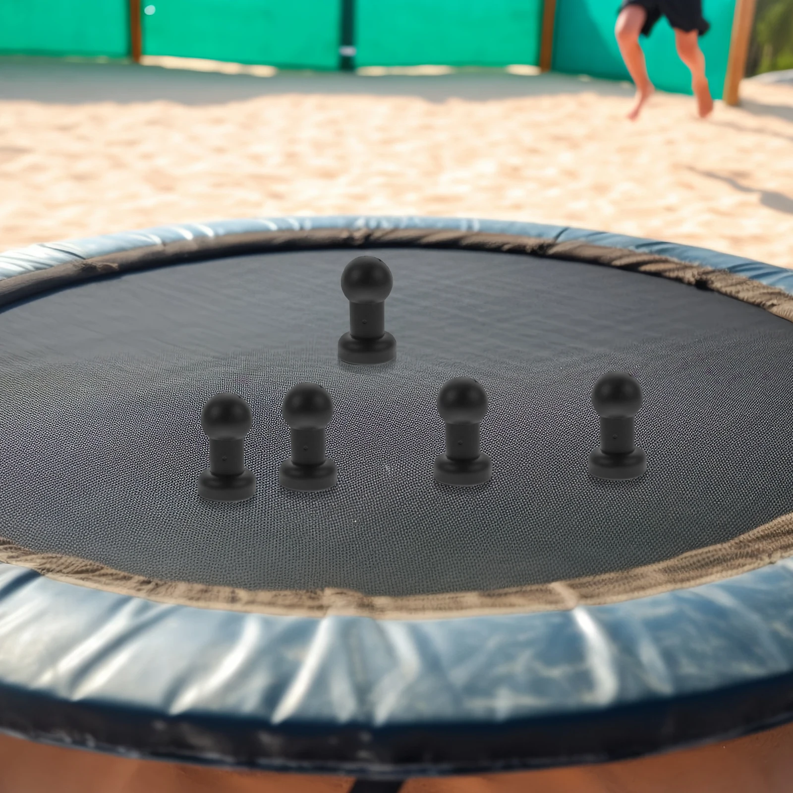 

10Pcs Trampoline Pole Caps Plastic Wear Resistant Replacement Parts Enclosure Fixing Accessories Trampoline Pole Caps