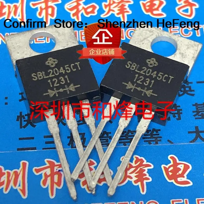 5PCS-10PCS SBL2045CT  TO-220 45V 20A      Original On Stock Quicky Shipping