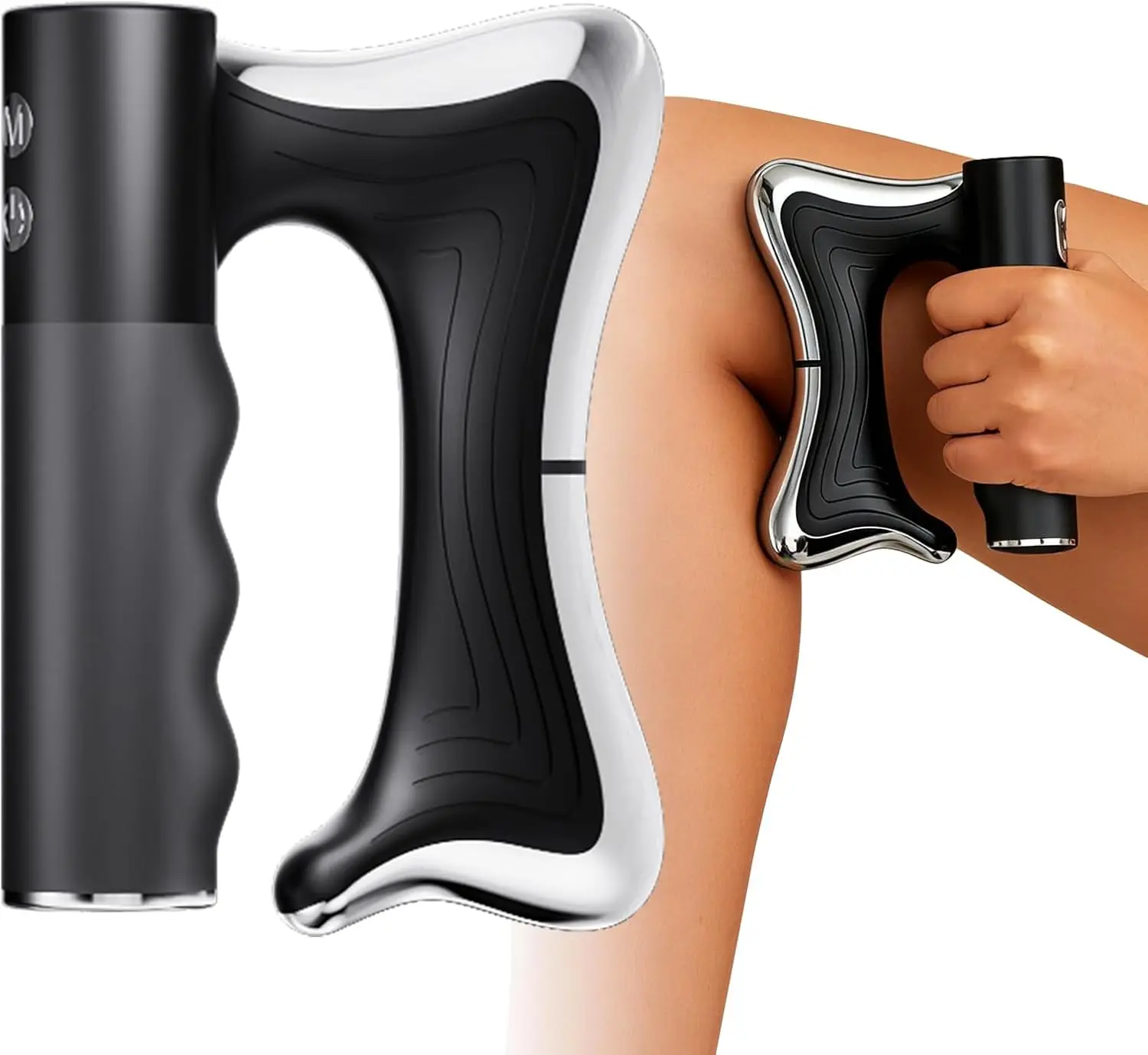 

Многофункциональный электрический массажер для мышц с микротоками и подогревом, портативный инструмент для расслабления мышц и терапии для тела.