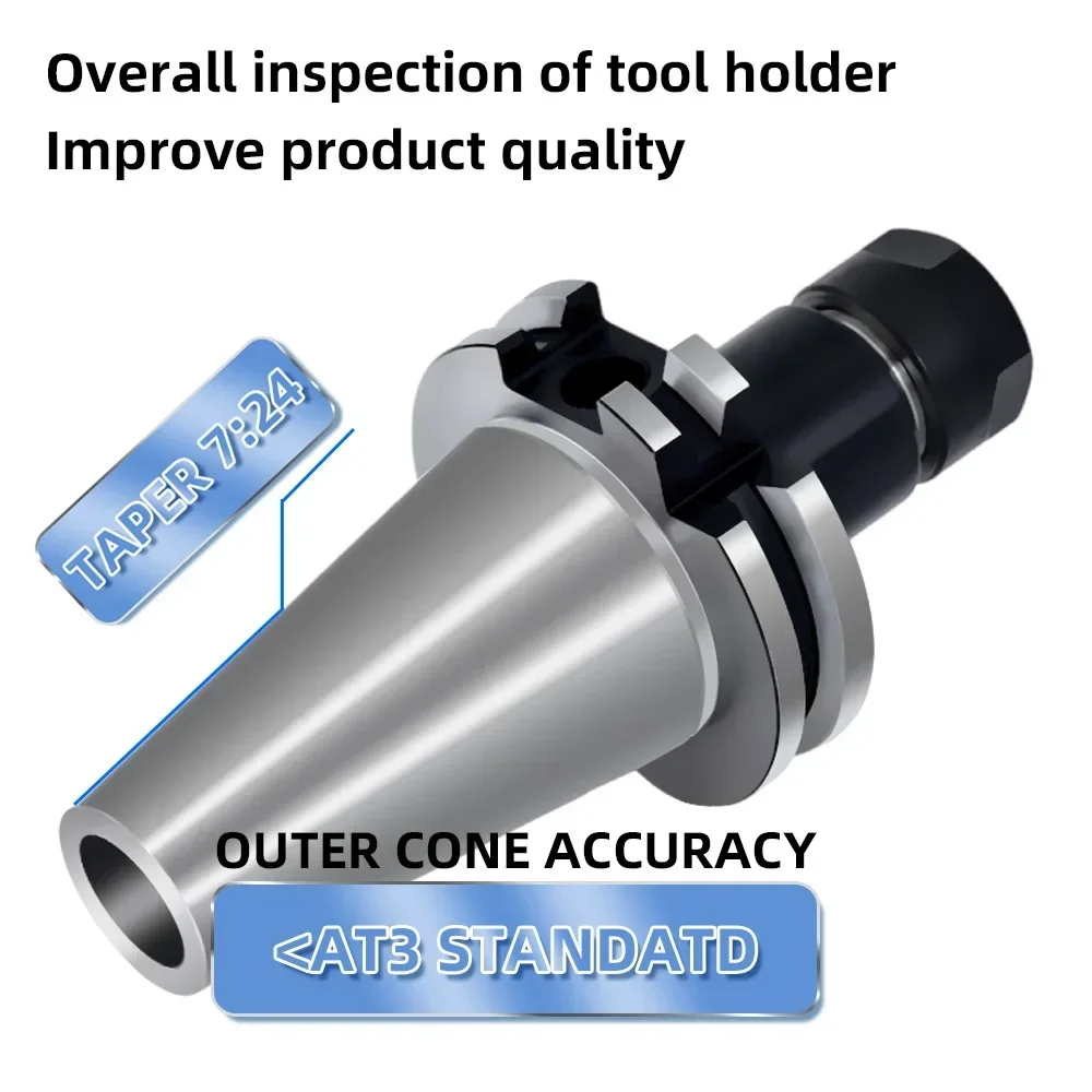 Imagem -02 - Cnc Milling Tool Holder Punho da Faca Centro de Usinagem sk Din69871 Iso30 Jt40 Jt50 Er16 Er20 Er25 Er32 Er40 Din69871