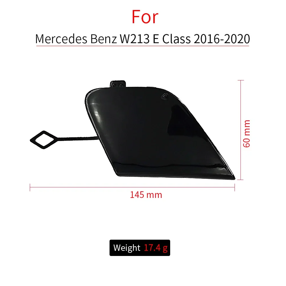 For Benz E Class Car Rear Bumper Tow Hook Cover For Mercedes W213 E260 E300 E320 E400 2138850022 2016-2019 - Image 3