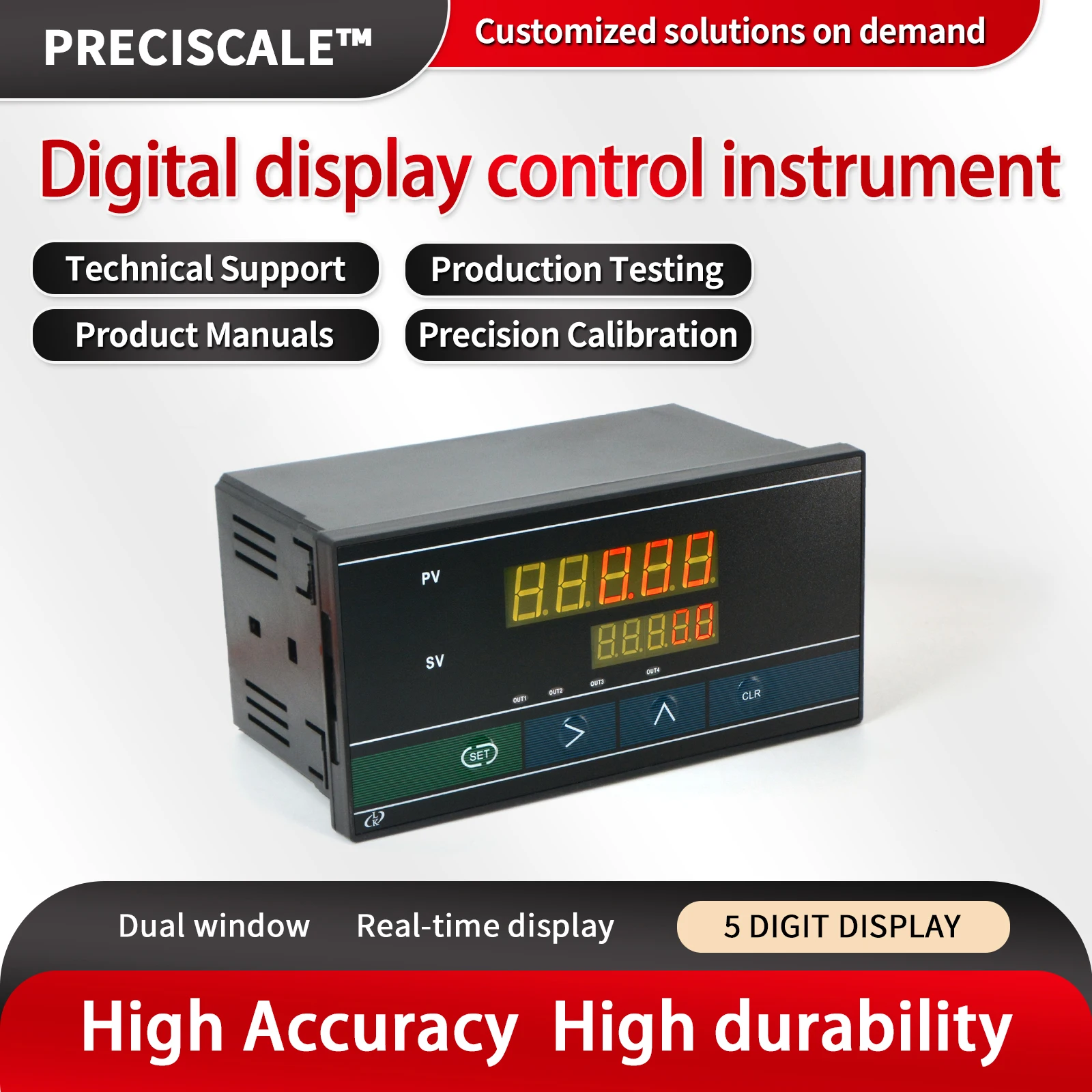 

Load Cell Indicator for Compression/Tension Testing Systems,alarm output selection,Industrial Precision Weighing Controller