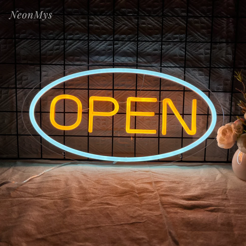 

Open Neon Sign Cafe Bar Restaurant Decoration Business Salon Stores Hotel Neon Lamp Logo Open Sign Led Wall Decor Signboard