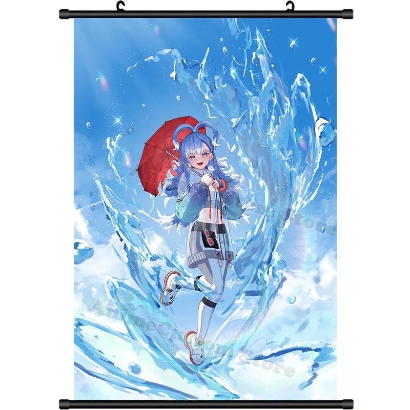 Game Anime Hololive VTube Kobo Kanaeru Cosplay Wall Scroll Roll Painting Poster Hanging Picture Poster Home Decor Art Gift