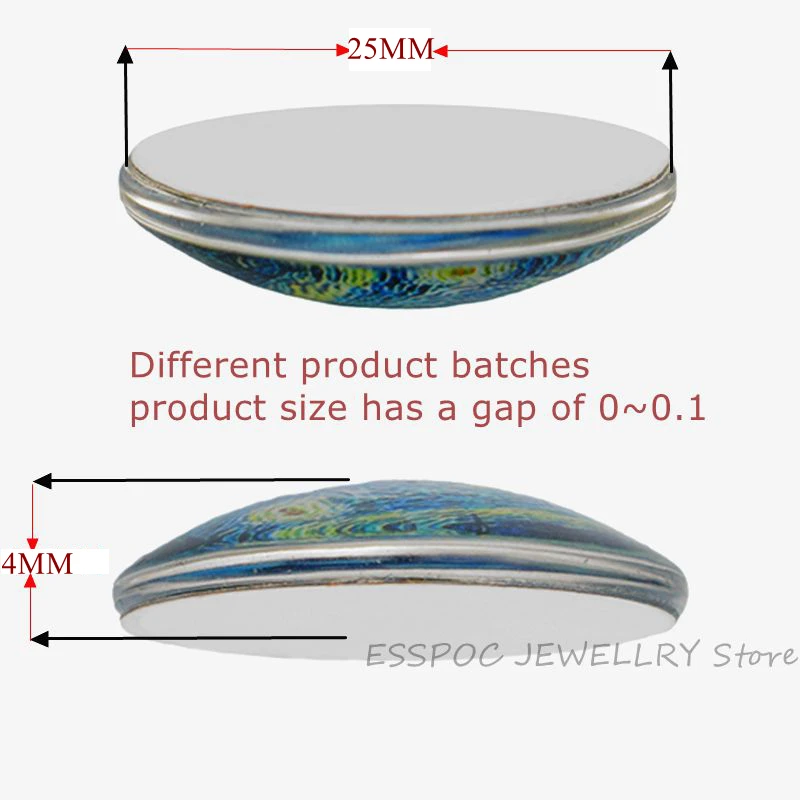 5PCS/zestaw zegar Retro 12/16/20/25/30MM szklana kopuła kaboszon materiały jubilerskie robienia modnych akcesoriów na prezent (nie naprawdę stół) — zdjęcie 7