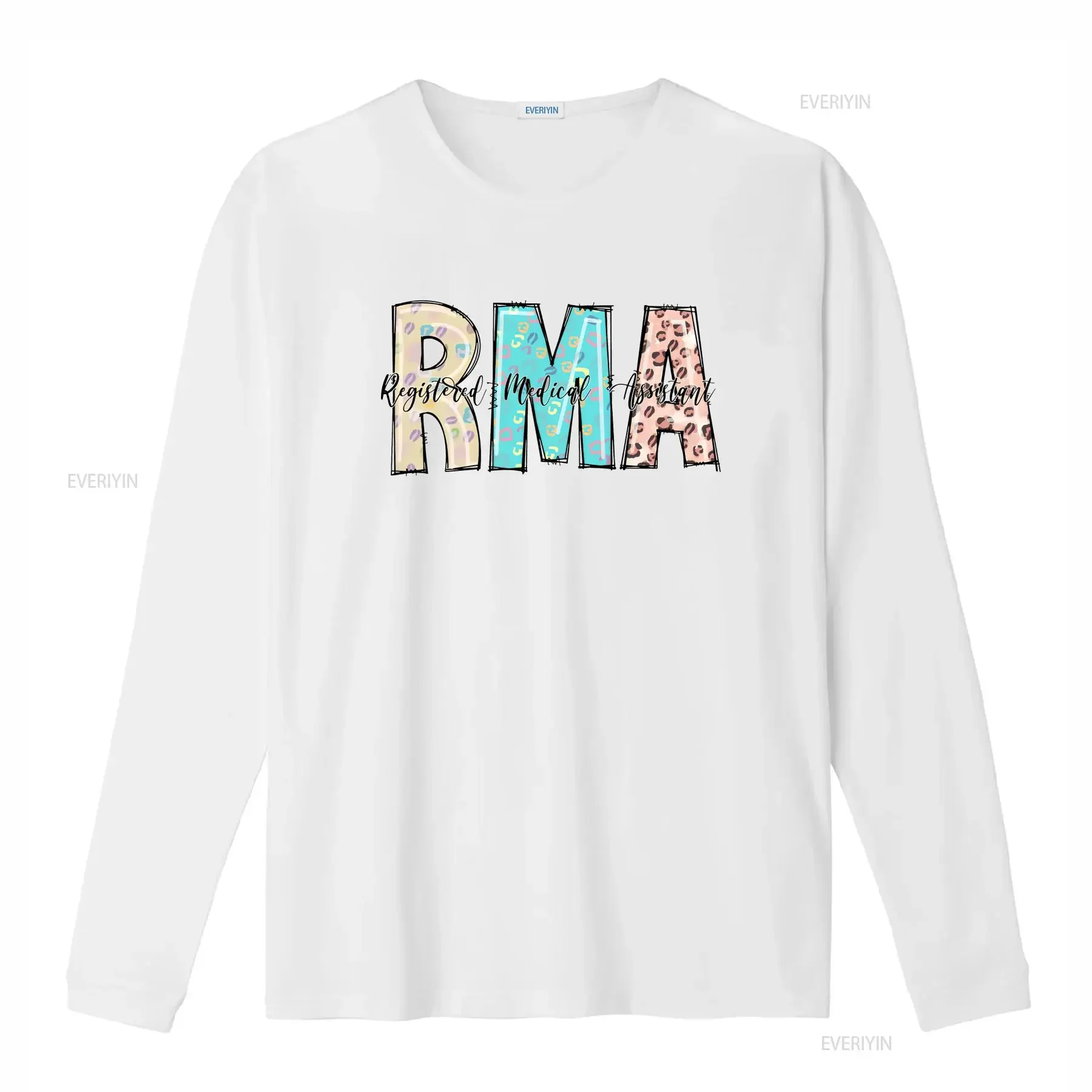 Registered Medical AssistanT T Shirt RMA  vintage Washed Comfortable Breathable Soft streetwear Slightly fashion Versatile