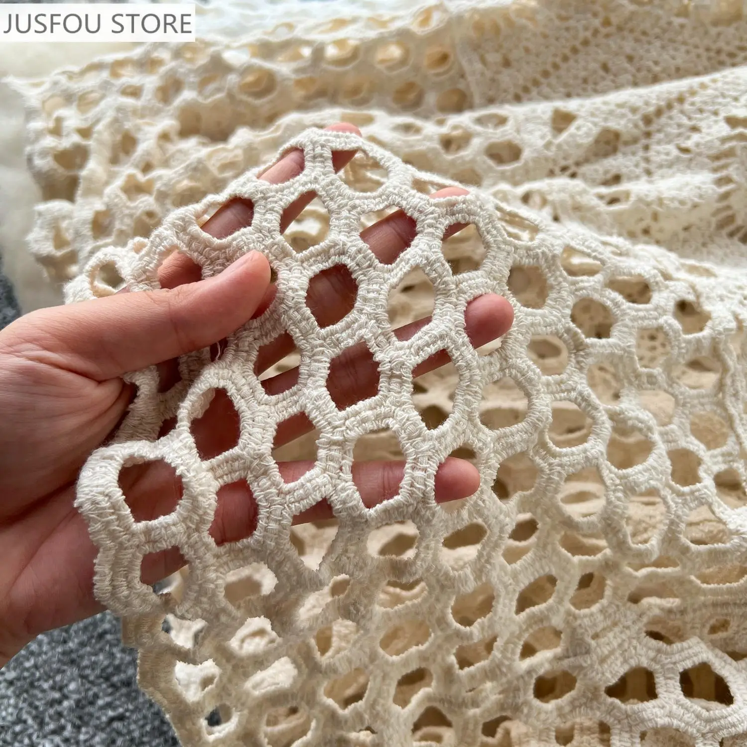 여성용 면 플로럴 크로셰 뜨개질 레이스 스커트 빈티지 홀로우 아웃 엘라스틱 웨이스트 롱 보헤미안 비치 팔다 여름 휴가용