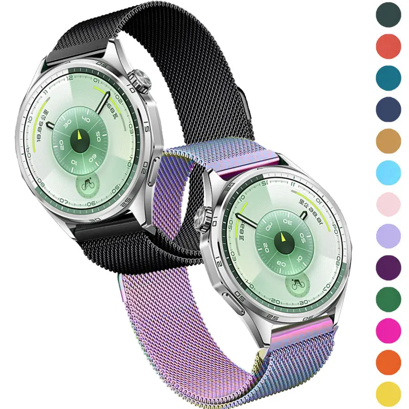 

High Quality Strap For Huawei Watch GT4 5 6 PRO 46mm 20/22mm Milanese Loop Bracelet fOR Huawei Watch GT 4 3 Pro GT 2 Band