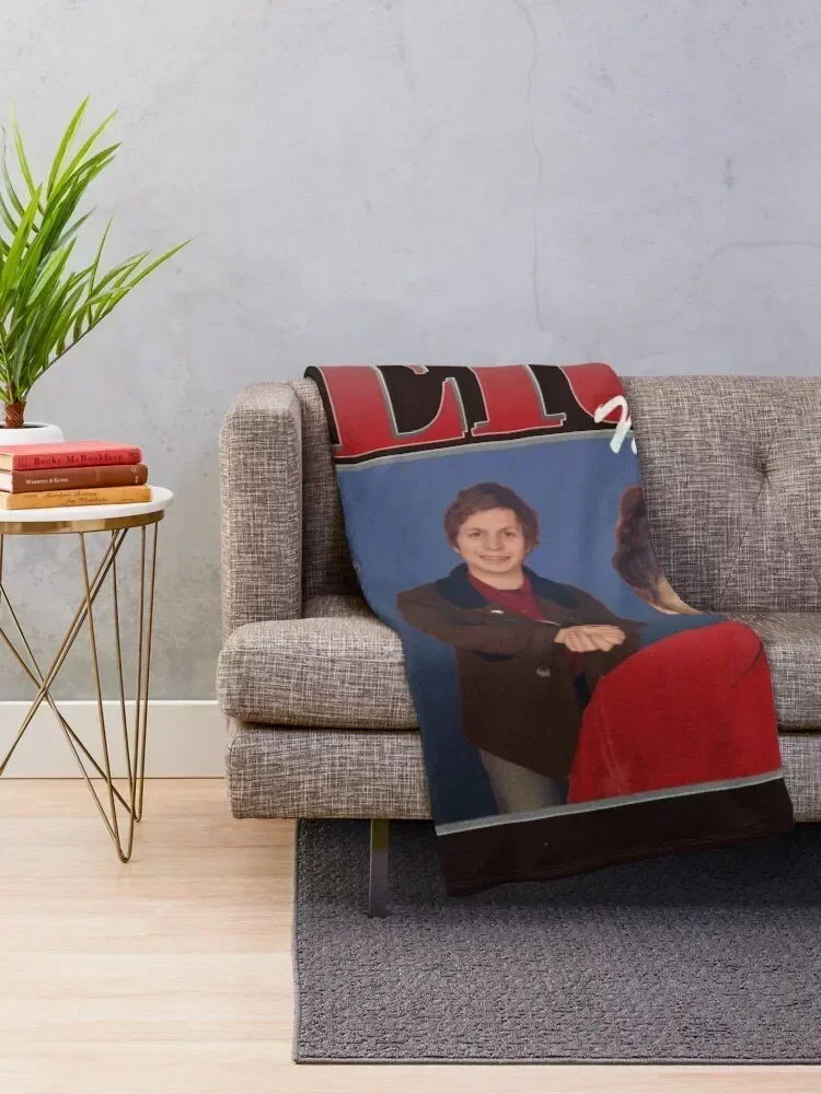 michael cera Classic T-Shirt Throw Blanket Tourist Comforter Shaggy Blankets