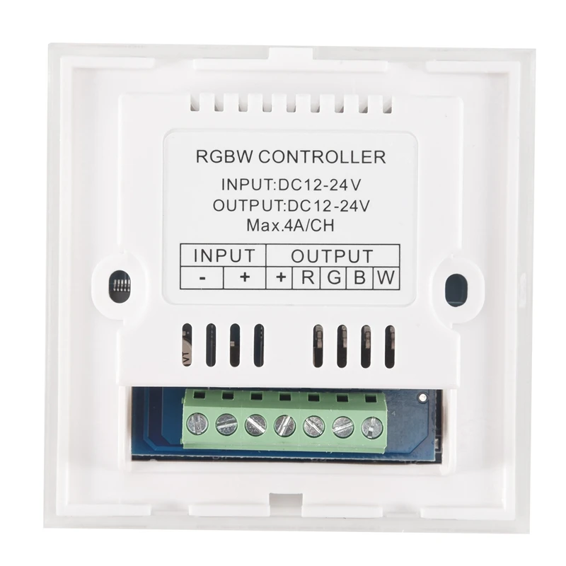 DC12V-24V RGB / RGBW Wall Mounted Touch Panel Controller Glass Panel Dimmer Switch Controller For LED Strips Lamp image 6