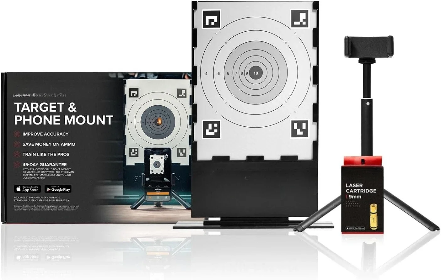 

Dry-Fire Laser Training System - Great for Target Shooting with Pistols - Kit Access to Updated App (No Subscription Needed)