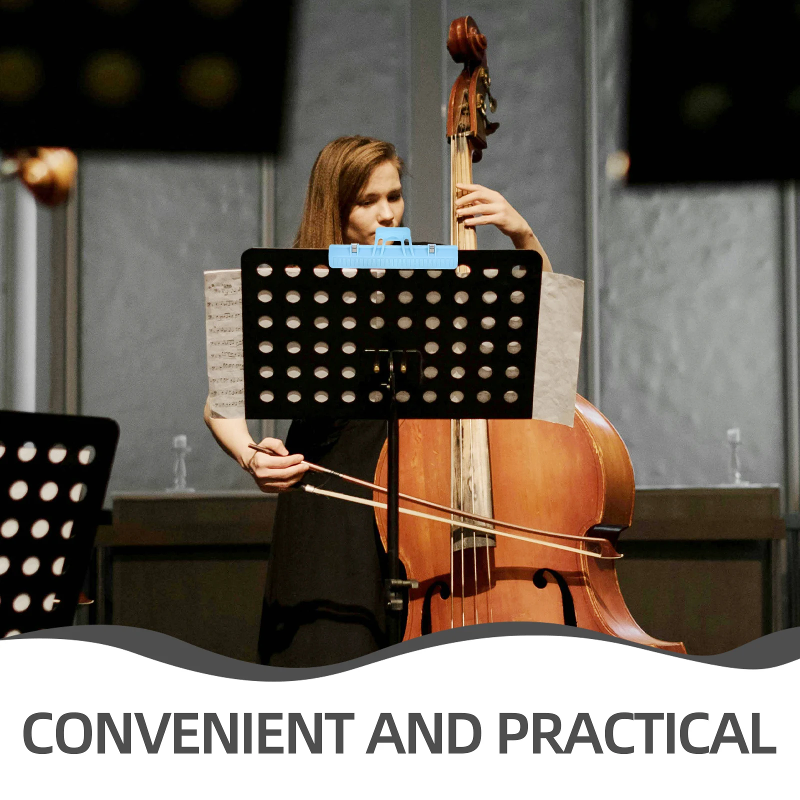 

3 Pcs Piano Score Clip Music Book Note Page Holder Clips Folder Instrument Abs for Notation