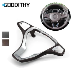 For Mercedes Benz A B C CLA CLS W176 W246 W205 W117 W218 W213 Car Steering Wheel Cover Trim C300 C63 CLS550 C180 C200 C260 B200