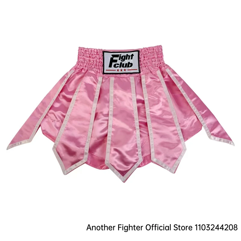 Boxing Shorts Lotus Muay Thai Shorts Men Women Kids Gym MMA Martial Arts Grappling Training Clothes Satin Fight Kickboxing Pants