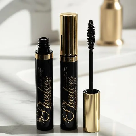 5D Silk Fiber Waterproof Mascara, Thick Lengthening Eyelash Extension Effect Eye Makeup Cosmetic For Women