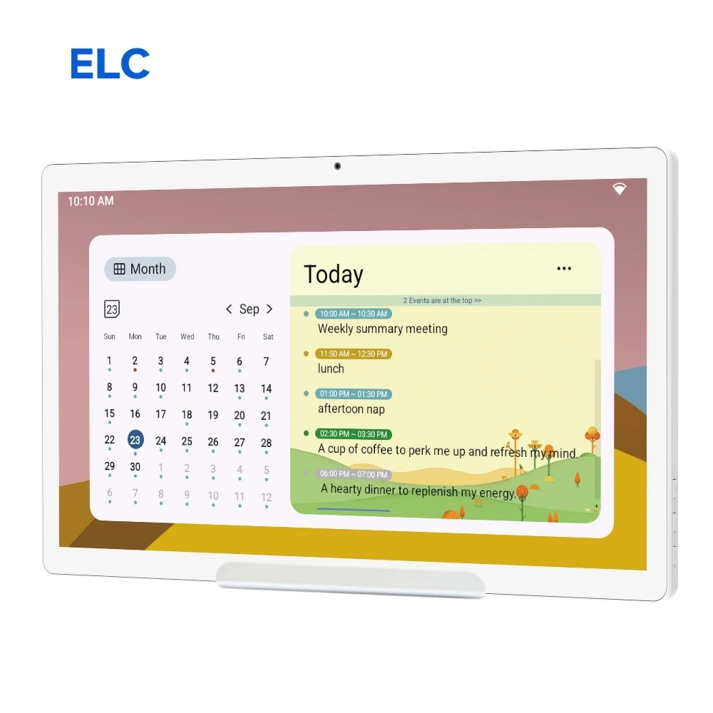 Digital Photo Frame Touch Screen Calendar 21.5 24 32 Inch Android Tablet Smart Touch Digital Screen Calendar White Frame Display