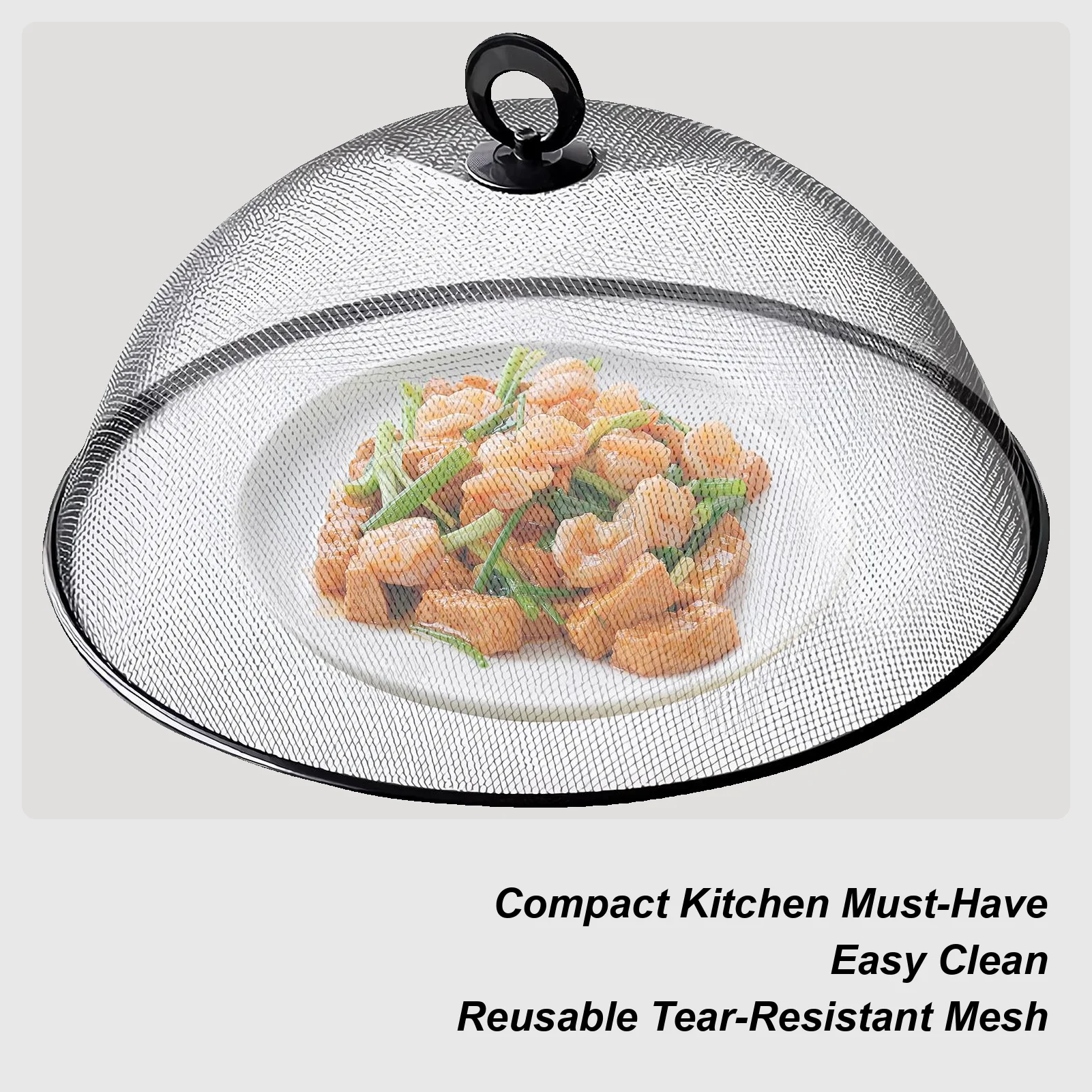 Tienda de comida para encimera, almacenamiento de frutas, tapa de malla con mosca, tienda de alimentos, red de productos para restaurante, ensalada comercial, pan, encimera naranja