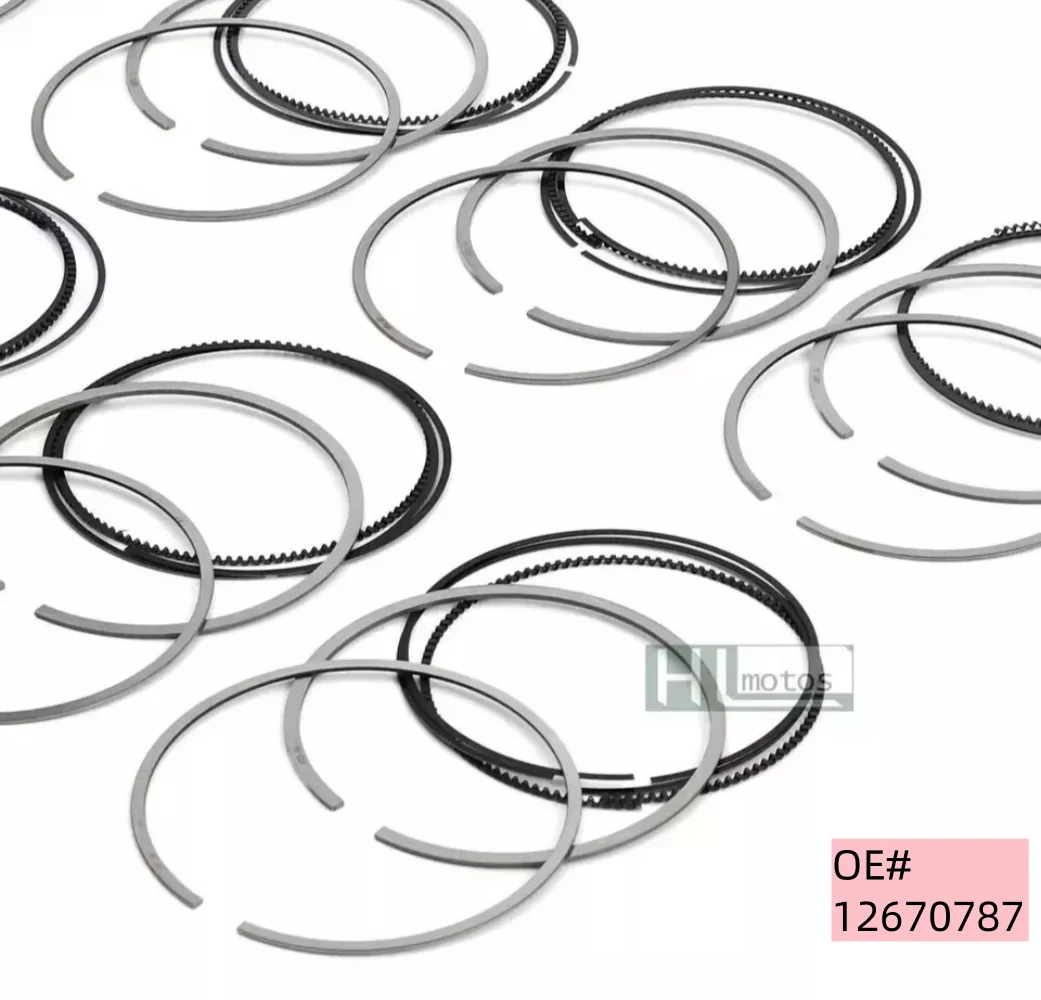 

Long lifespan 8x Piston Rings Set STD For Cadillac Chevrolet Hummer GMC SAAB Tahoe Savana Yukon Colorado Escalade 4.8L 5.3L