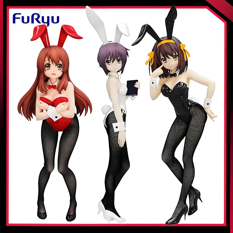 

In Stock Original FuRyu BiCute Bunnies (Suzumiya Haruhi No Yuuutsu) Suzumiya Haruhi Nagato Yuki Action Figure Collectible Toys