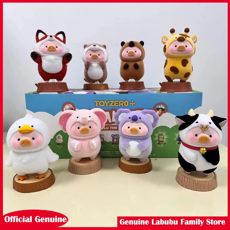 

Genuine Toyzeroplus Canned Pig Lulu Pig Animal Party Series Blind Box Christmas Girl Customization Surprise Gift Accessories