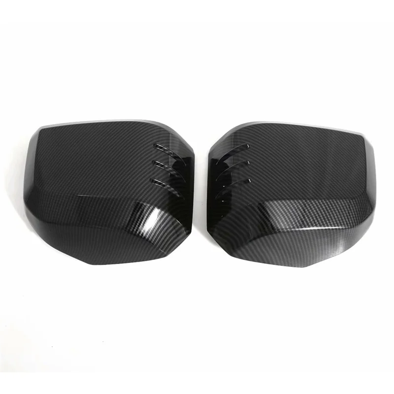 

A90Q-Rear View Side Mirror Shell Carbon Fiber Style Fit For Toyota Hiace 2019 Car Styling Mirror Accessories