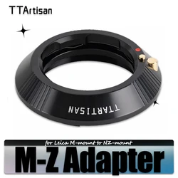 TTArtisan M-Z Adapter Ring with Aviation Aluminum Material for Leica Voigtlander Zeiss M to Nikon Z-mount Mirrorless Camera