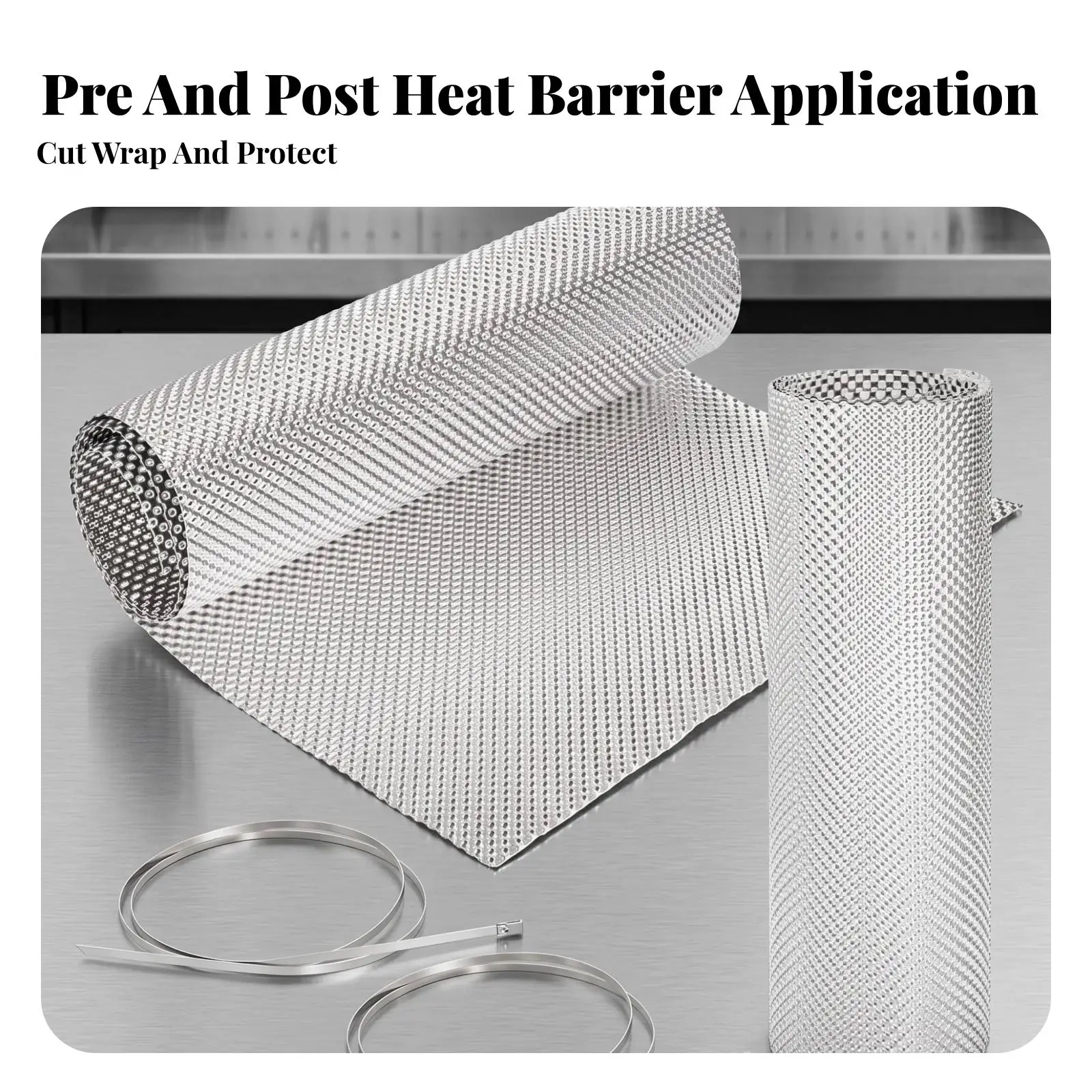 Thermal Barrier Roll Easy to Cut Exhaust Thermal Barrier Customizable