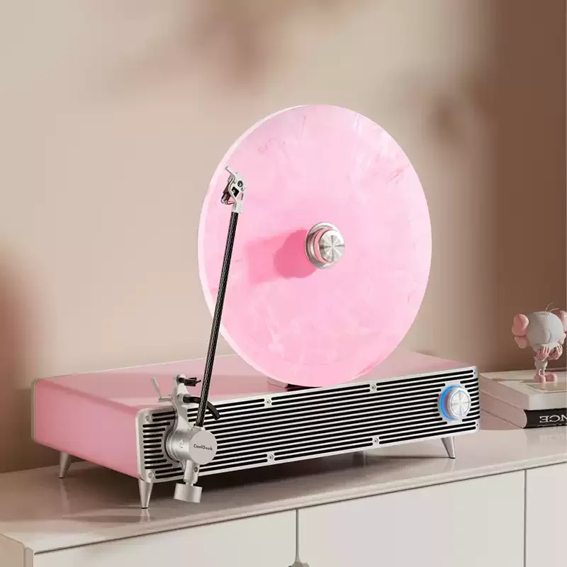 VS-01  Integrated Retro Phonograph  Vertical Vinyl Record Player Bluetooth Stereo  Speaker
