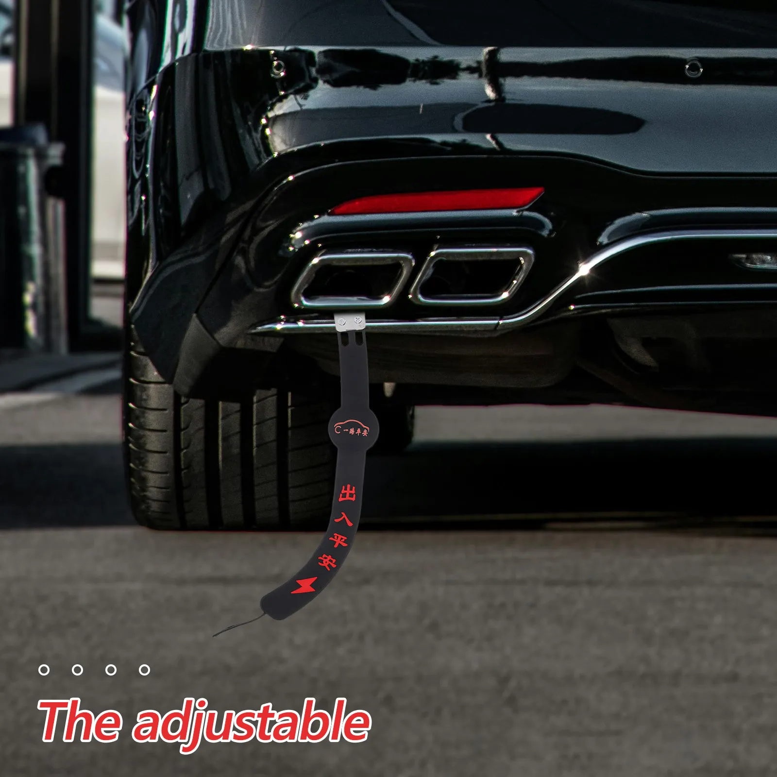 2Pcs Car Ground Cable Silicone Anti Static Strap Adjustable Static Auto Safe Grounding Belt Automotive Accessory