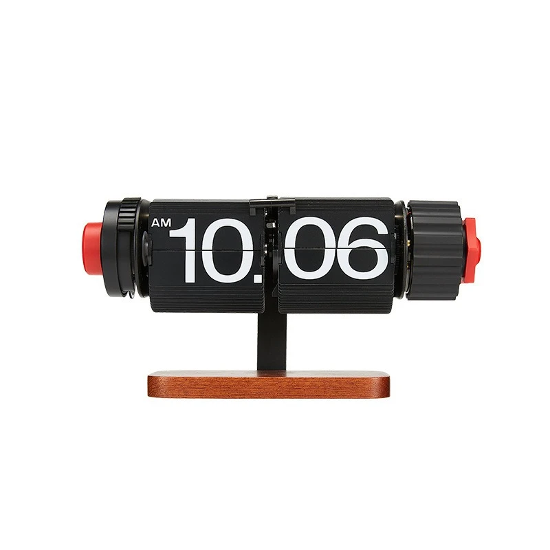 Automatic page turning clock, desktop simple mechanical clock