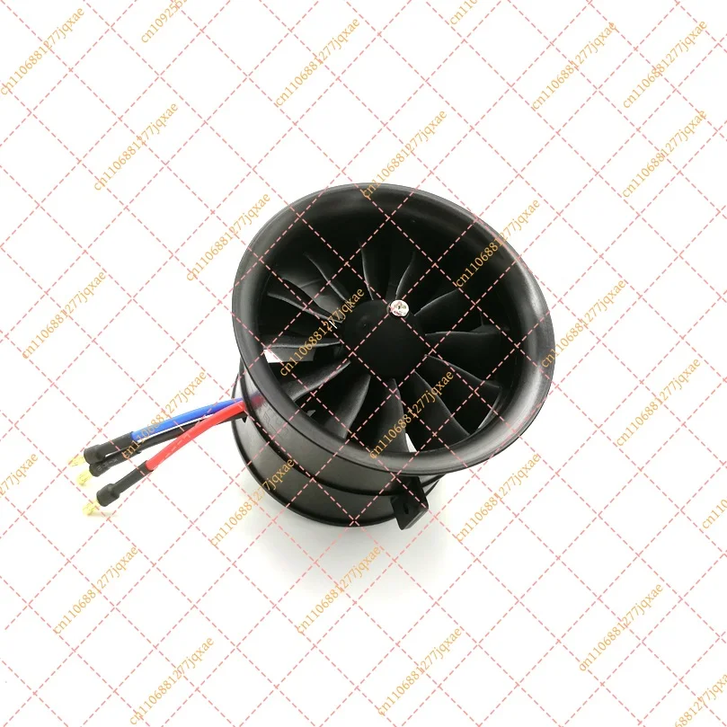 Powerfun 70mm EDF With 12 Blades Ducted Fan 4S 3400KV Motor 6S 2300KV For RC Plane Model