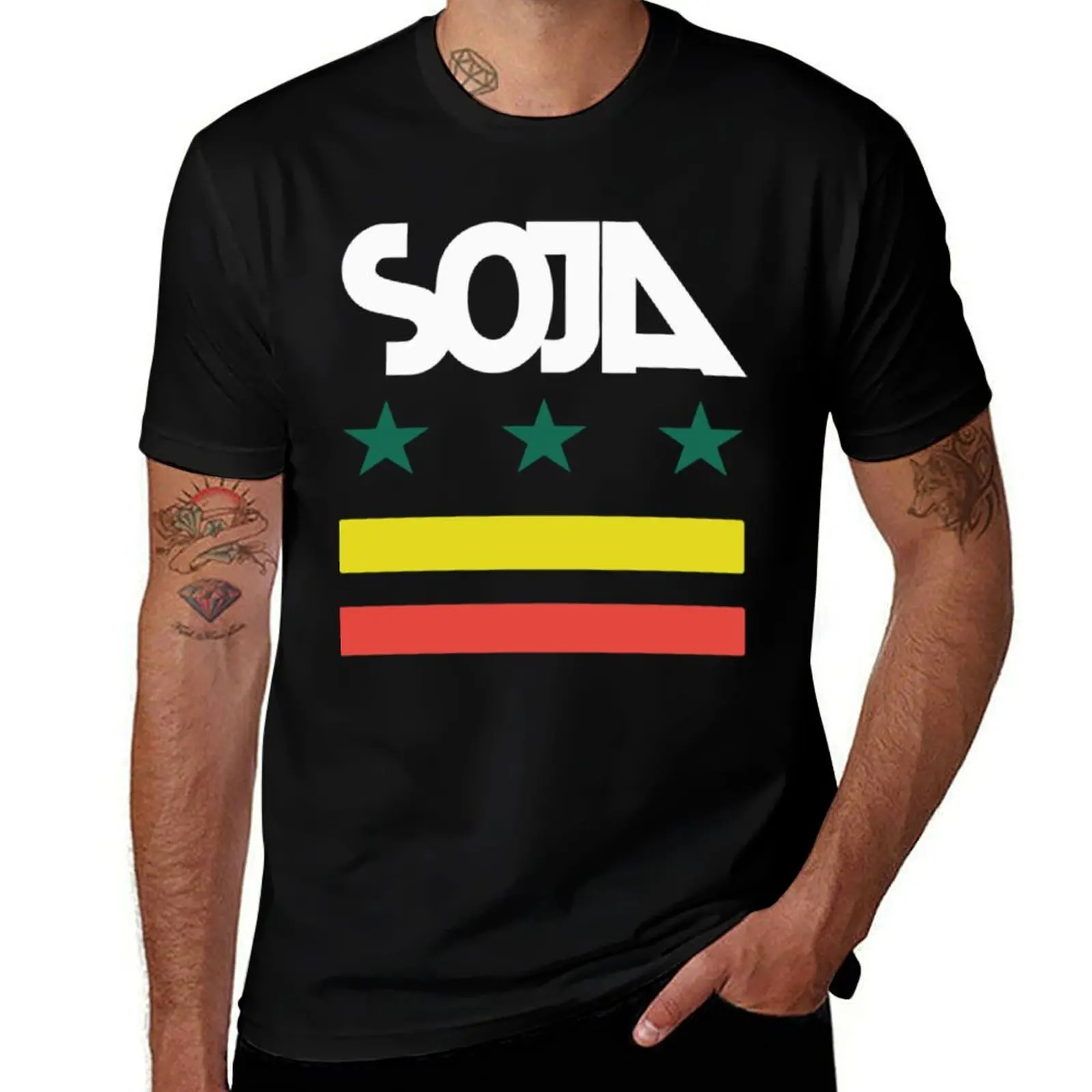 Camiseta SOJA Music, camisetas de anime, camiseta de gran tamaño para hombre, camisetas divertidas, camiseta de humor oscuro