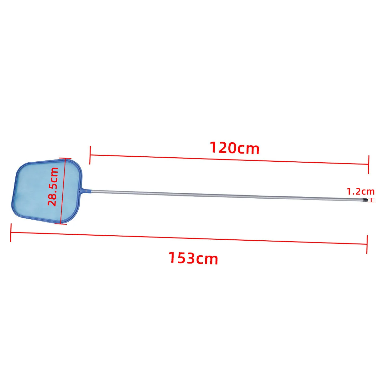 Pool Leaf Skimmer Net Shallow Net with Aluminum Handle Swimming Pool Cleaning Tool