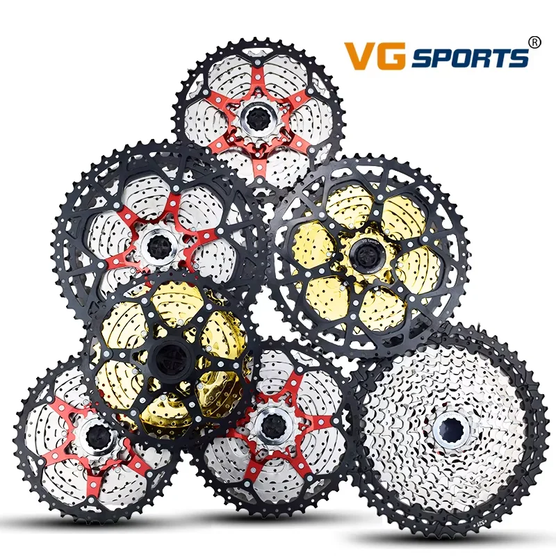 VG SPORTS 8 9 10 11 12 سرعة Velocidade دراجة هوائية جبلية كاسيت منفصل عجلة حرة قوس ضرس 9 فولت 10 فولت 11 فولت 12 فولت أجزاء الدراجة الجبلية