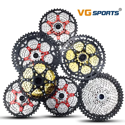 VG SPORTS 8 9 10 11 12 velocidades Velocidade bicicleta de montaña Cassette separado soporte de rueda libre piñón 9V 10V 11V 12V piezas de bicicleta MTB