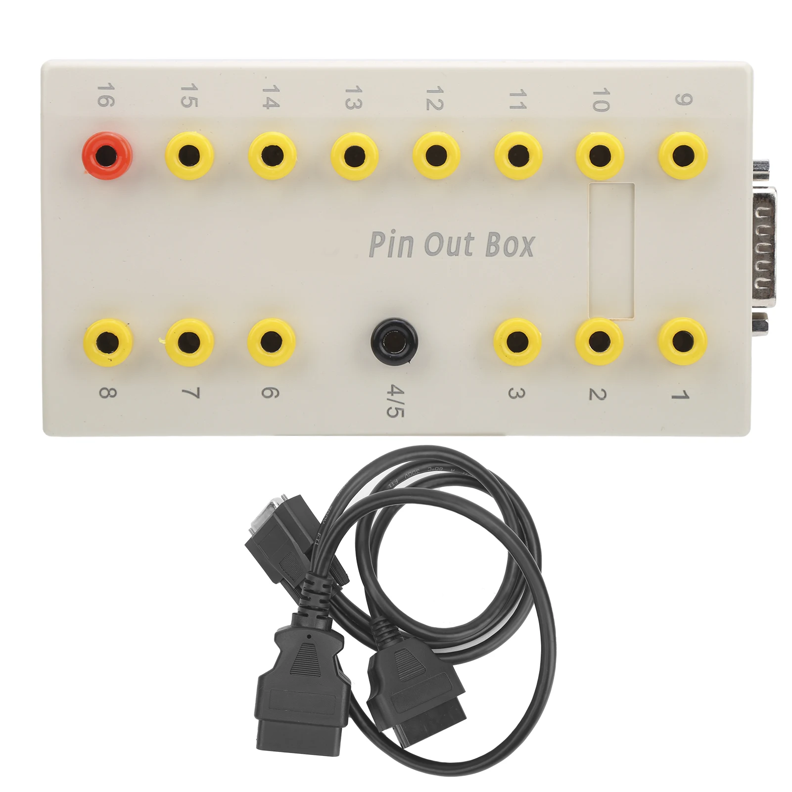 

Коробка для диагностики OBD2 с набором диагностических кабелей, охватывающая все тестовые точки, инструмент для автодиагностики