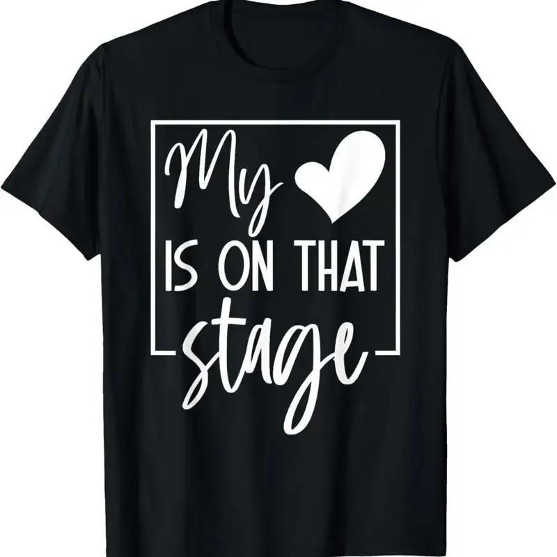 Dance Mom Retro My Heart Is On That Stage Recital T Shirt